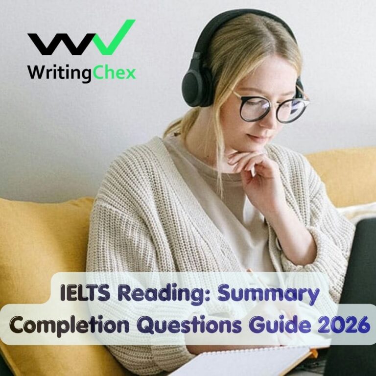 IELTS Reading Summary Completion Questions Guide 2026