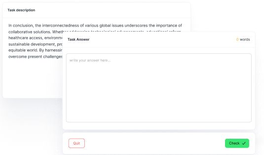 Evaluate your skills with the IELTS simulator.
